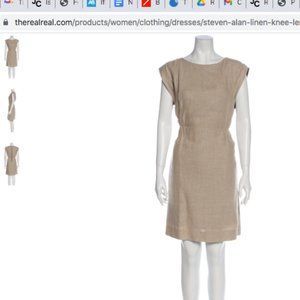 Steven Alan linen knee-length dress